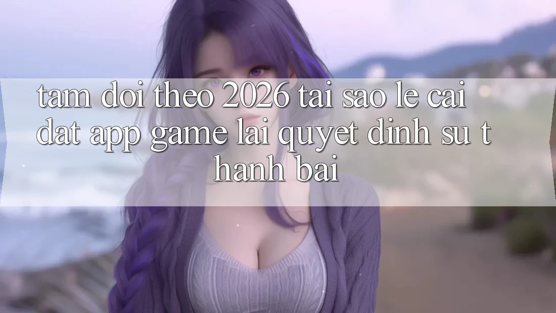 Tầm Dõi theo 2026: Tại Sao Lẹ Cài đặt App Game Lại Quyết Định Sự Thành Bại?