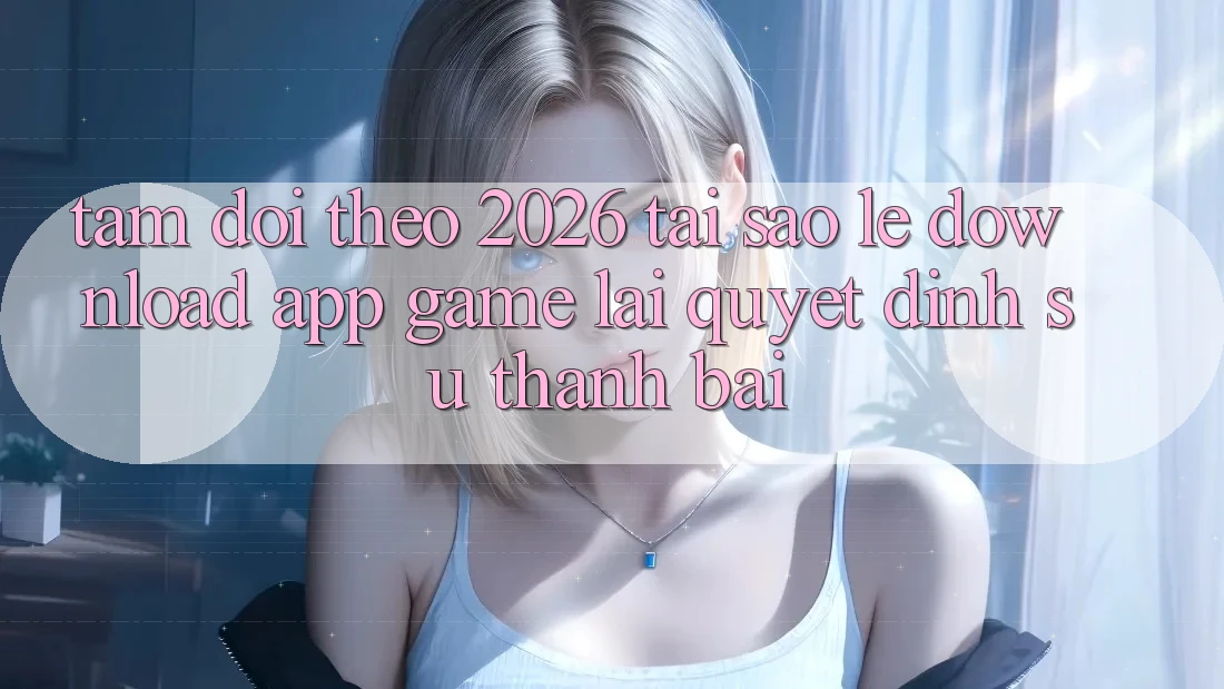Tầm Dõi theo 2026: Tại Sao Lẹ Download App Game Lại Quyết Định Sự Thành Bại? Tầm Dõi theo 2026: Tại Sao Lẹ Download App Game Lại Quyết Định Sự Thành Bại?