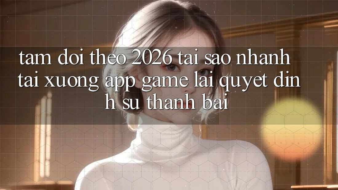 Tầm Dõi theo 2026: Tại Sao Nhanh Tải xuống App Game Lại Quyết Định Sự Thành Bại? Tầm Dõi theo 2026: Tại Sao Nhanh Tải xuống App Game Lại Quyết Định Sự Thành Bại?