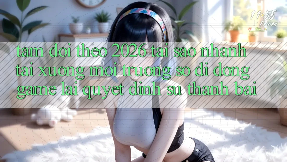Tầm Dõi theo 2026: Tại Sao Nhanh Tải xuống Môi trường số di động Game Lại Quyết Định Sự Thành Bại?
