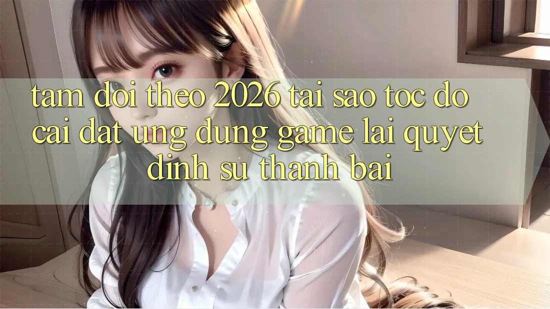 Tầm Dõi theo 2026: Tại Sao Tốc Độ Cài đặt Ứng dụng Game Lại Quyết Định Sự Thành Bại?