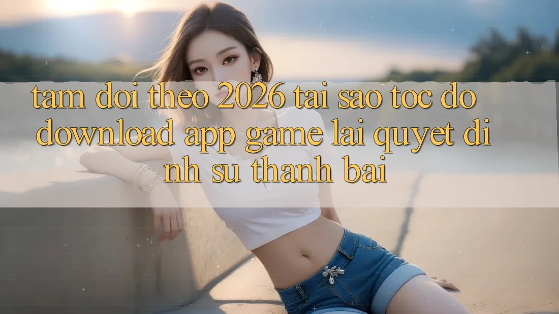 Tầm Dõi theo 2026: Tại Sao Tốc Độ Download App Game Lại Quyết Định Sự Thành Bại?