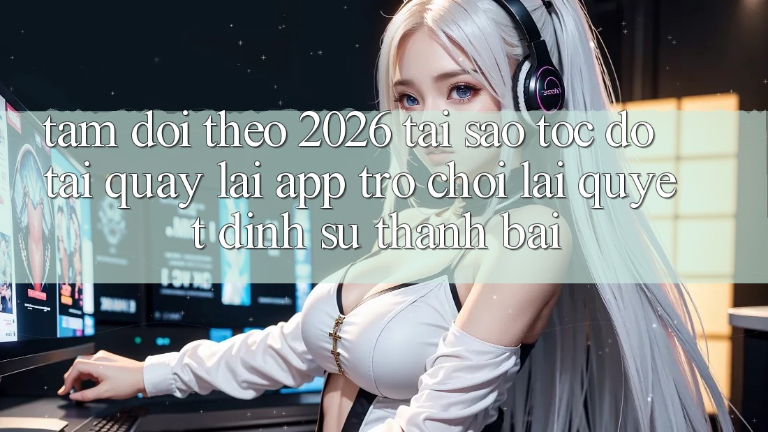 Tầm Dõi theo 2026: Tại Sao Tốc Độ Tải quay lại App Trò chơi Lại Quyết Định Sự Thành Bại?