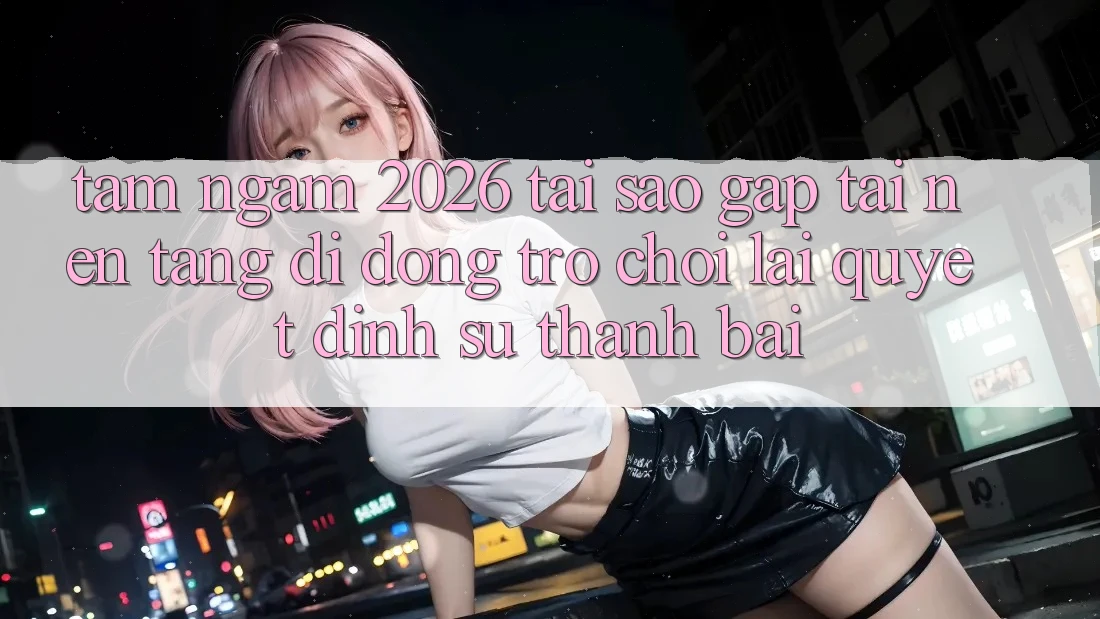 Tầm Ngắm 2026: Tại Sao Gấp Tải Nền tảng di động Trò chơi Lại Quyết Định Sự Thành Bại? Tầm Ngắm 2026: Tại Sao Gấp Tải Nền tảng di động Trò chơi Lại Quyết Định Sự Thành Bại?