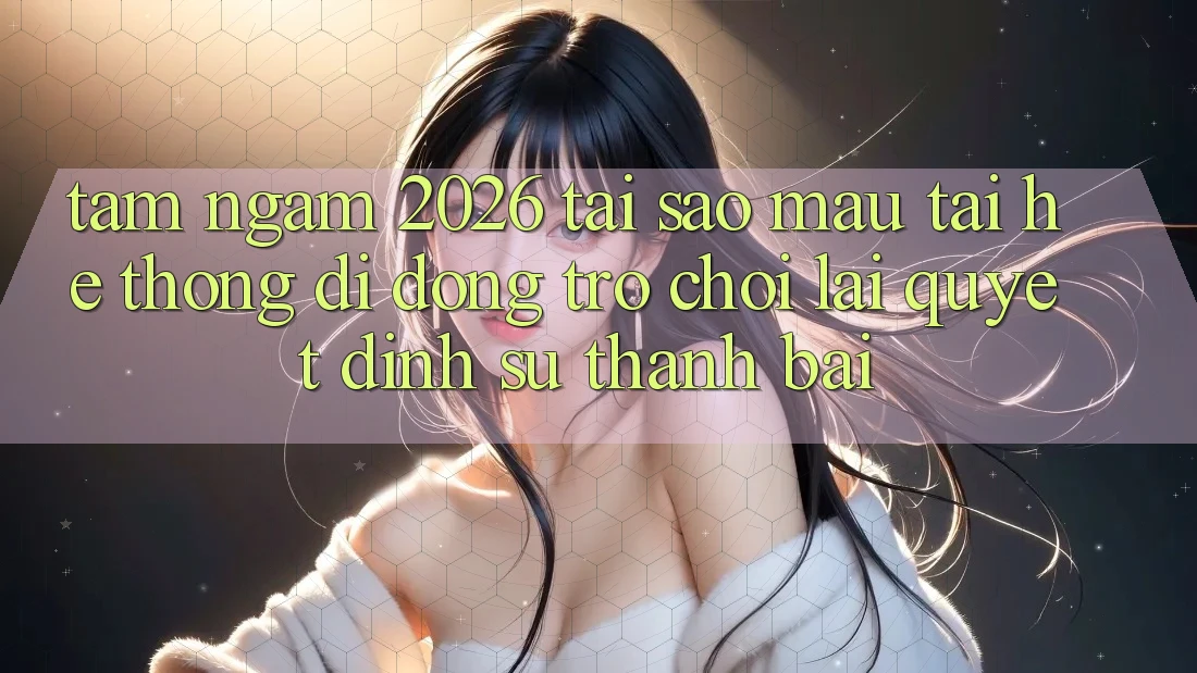 Tầm Ngắm 2026: Tại Sao Mau Tải Hệ thống di động Trò chơi Lại Quyết Định Sự Thành Bại?