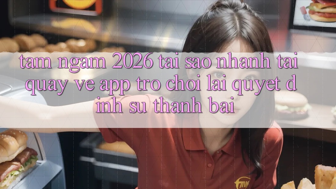 Tầm Ngắm 2026: Tại Sao Nhanh Tải quay về App Trò chơi Lại Quyết Định Sự Thành Bại? Tầm Ngắm 2026: Tại Sao Nhanh Tải quay về App Trò chơi Lại Quyết Định Sự Thành Bại?