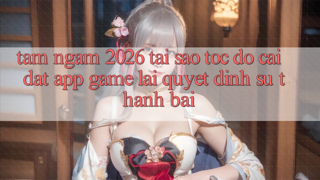 Tầm Ngắm 2026: Tại Sao Tốc Độ Cài đặt App Game Lại Quyết Định Sự Thành Bại?