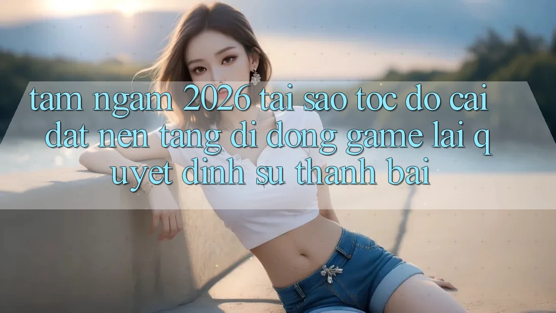 Tầm Ngắm 2026: Tại Sao Tốc Độ Cài đặt Nền tảng di động Game Lại Quyết Định Sự Thành Bại?