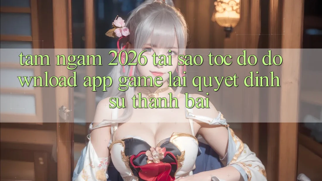 Tầm Ngắm 2026: Tại Sao Tốc Độ Download App Game Lại Quyết Định Sự Thành Bại?