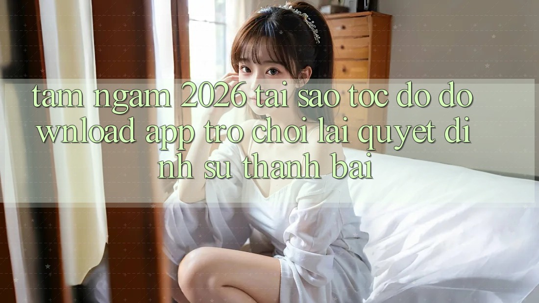 Tầm Ngắm 2026: Tại Sao Tốc Độ Download App Trò chơi Lại Quyết Định Sự Thành Bại? Tầm Ngắm 2026: Tại Sao Tốc Độ Download App Trò chơi Lại Quyết Định Sự Thành Bại?