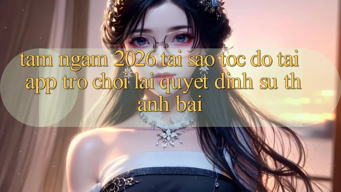 Tầm Ngắm 2026: Tại Sao Tốc Độ Tải App Trò chơi Lại Quyết Định Sự Thành Bại?