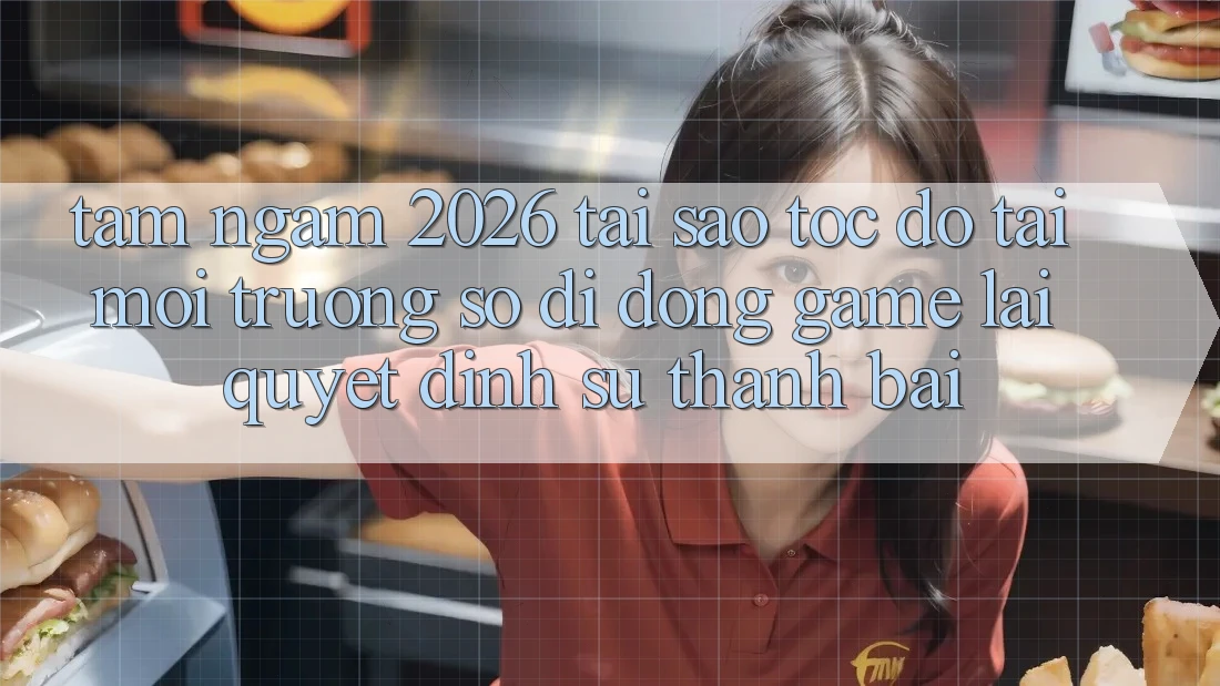 Tầm Ngắm 2026: Tại Sao Tốc Độ Tải Môi trường số di động Game Lại Quyết Định Sự Thành Bại?