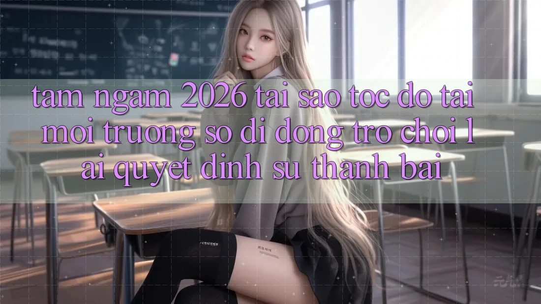 Tầm Ngắm 2026: Tại Sao Tốc Độ Tải Môi trường số di động Trò chơi Lại Quyết Định Sự Thành Bại?