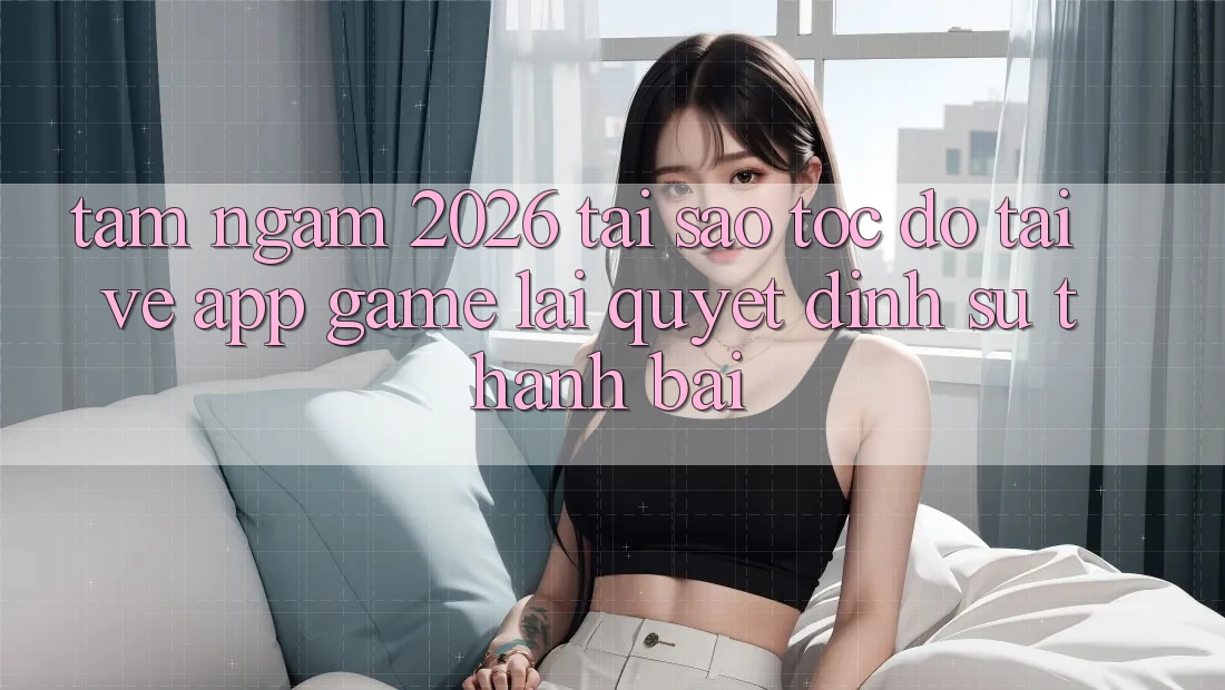 Tầm Ngắm 2026: Tại Sao Tốc Độ Tải về App Game Lại Quyết Định Sự Thành Bại?