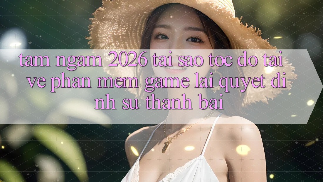 Tầm Ngắm 2026: Tại Sao Tốc Độ Tải về Phần mềm Game Lại Quyết Định Sự Thành Bại?