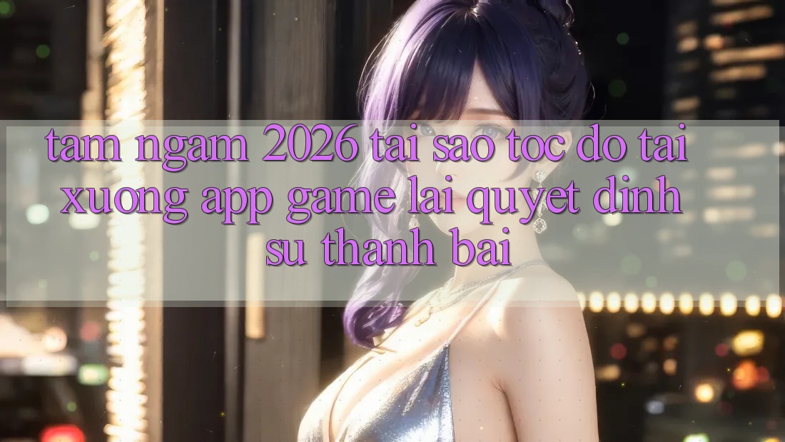 Tầm Ngắm 2026: Tại Sao Tốc Độ Tải xuống App Game Lại Quyết Định Sự Thành Bại?
