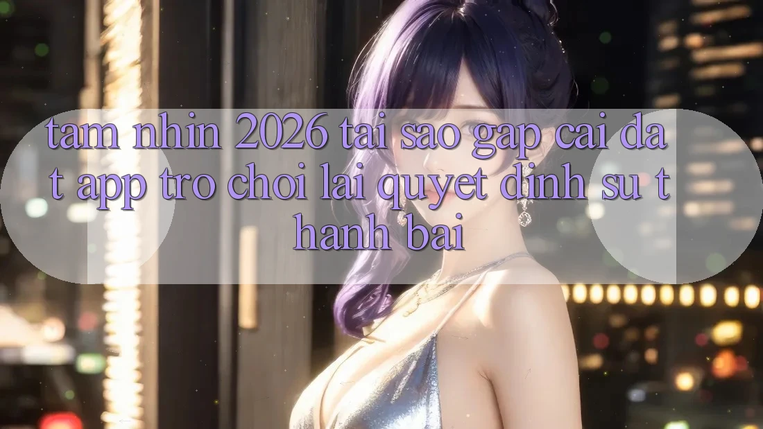 Tầm Nhìn 2026: Tại Sao Gấp Cài đặt App Trò chơi Lại Quyết Định Sự Thành Bại?