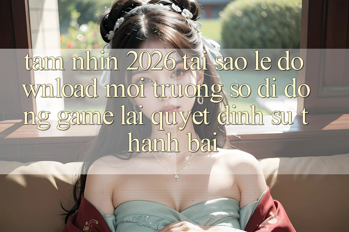 Tầm Nhìn 2026: Tại Sao Lẹ Download Môi trường số di động Game Lại Quyết Định Sự Thành Bại? Tầm Nhìn 2026: Tại Sao Lẹ Download Môi trường số di động Game Lại Quyết Định Sự Thành Bại?