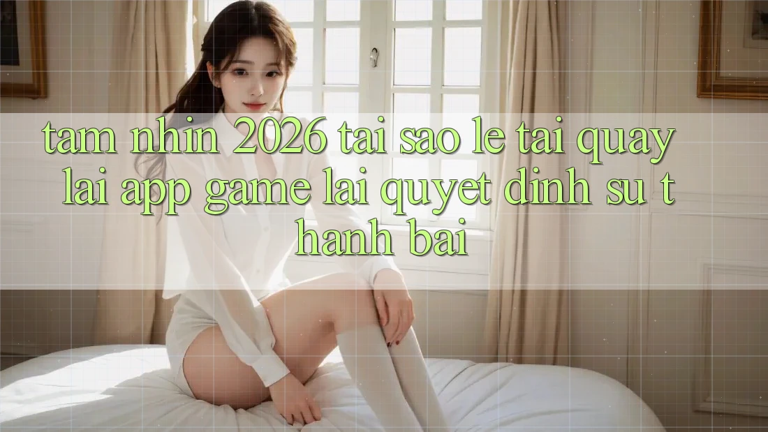 Tầm Nhìn 2026: Tại Sao Lẹ Tải quay lại App Game Lại Quyết Định Sự Thành Bại?