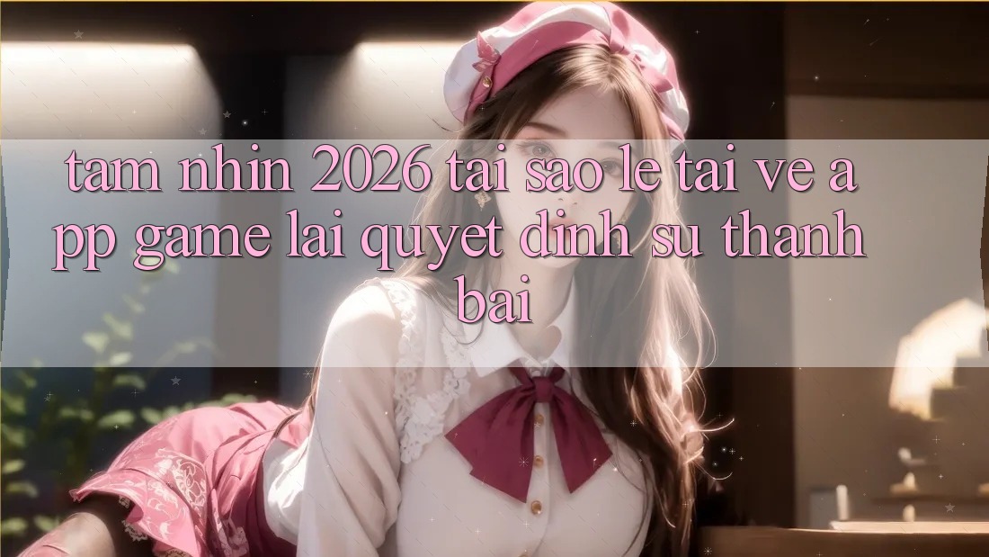 Tầm Nhìn 2026: Tại Sao Lẹ Tải về App Game Lại Quyết Định Sự Thành Bại?