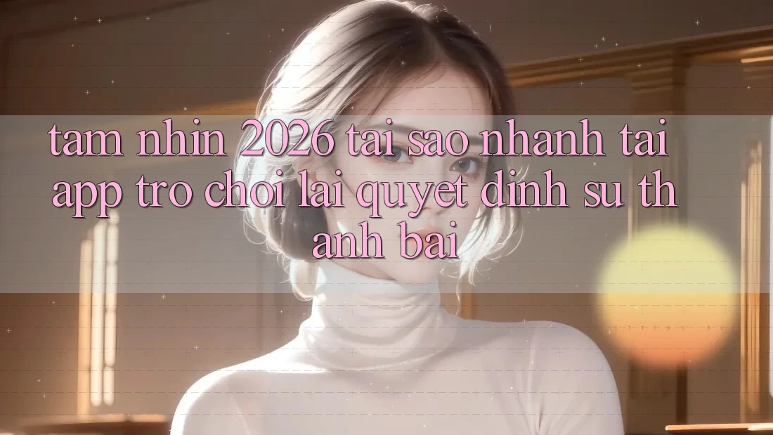 Tầm Nhìn 2026: Tại Sao Nhanh Tải App Trò chơi Lại Quyết Định Sự Thành Bại?