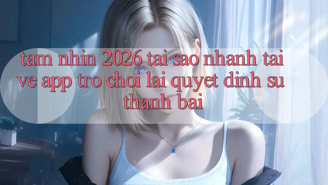 Tầm Nhìn 2026: Tại Sao Nhanh Tải về App Trò chơi Lại Quyết Định Sự Thành Bại?