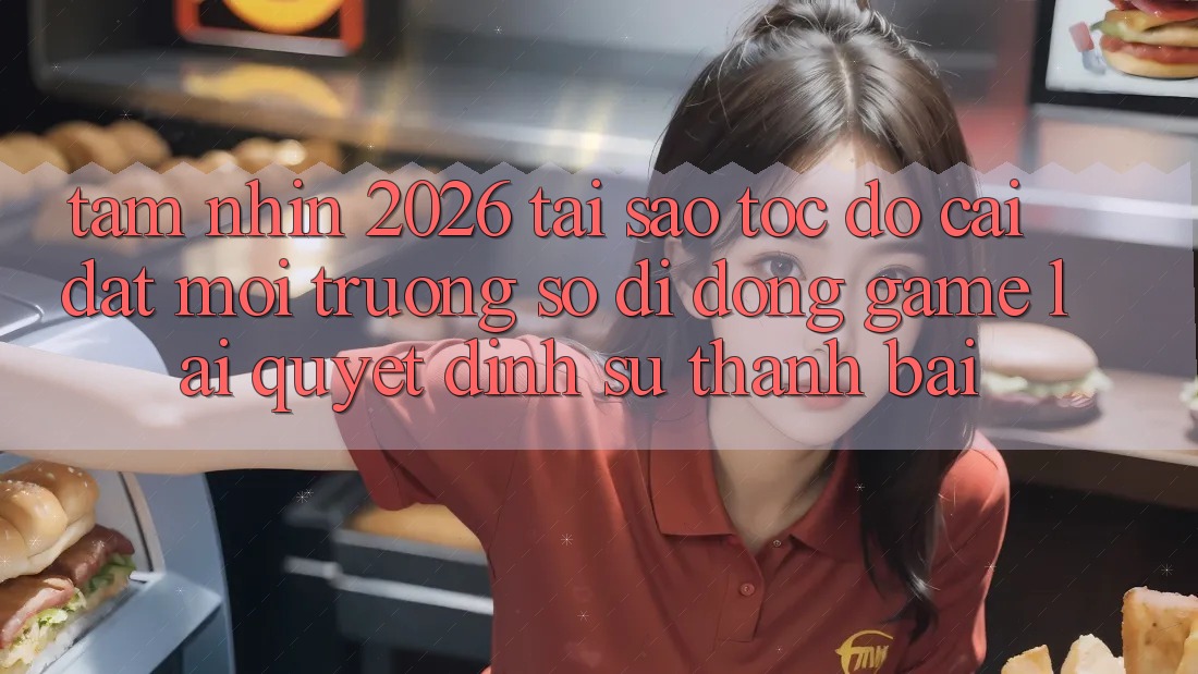 Tầm Nhìn 2026: Tại Sao Tốc Độ Cài đặt Môi trường số di động Game Lại Quyết Định Sự Thành Bại?