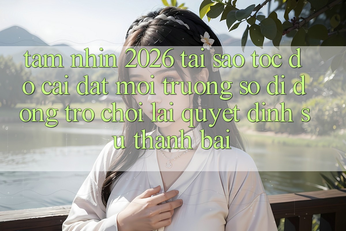 Tầm Nhìn 2026: Tại Sao Tốc Độ Cài đặt Môi trường số di động Trò chơi Lại Quyết Định Sự Thành Bại?