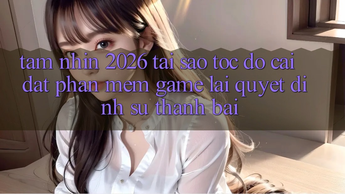 Tầm Nhìn 2026: Tại Sao Tốc Độ Cài đặt Phần mềm Game Lại Quyết Định Sự Thành Bại? Tầm Nhìn 2026: Tại Sao Tốc Độ Cài đặt Phần mềm Game Lại Quyết Định Sự Thành Bại?