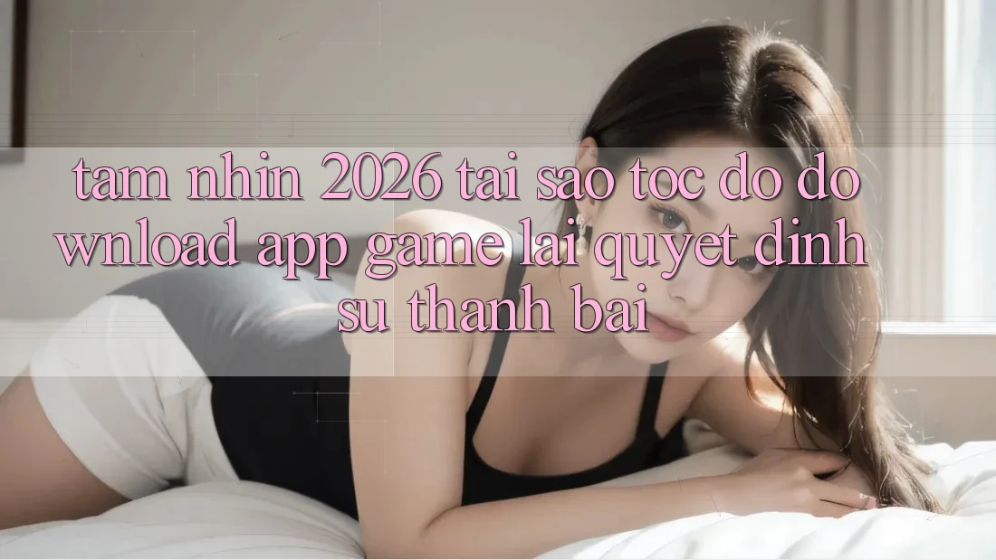Tầm Nhìn 2026: Tại Sao Tốc Độ Download App Game Lại Quyết Định Sự Thành Bại? Tầm Nhìn 2026: Tại Sao Tốc Độ Download App Game Lại Quyết Định Sự Thành Bại?