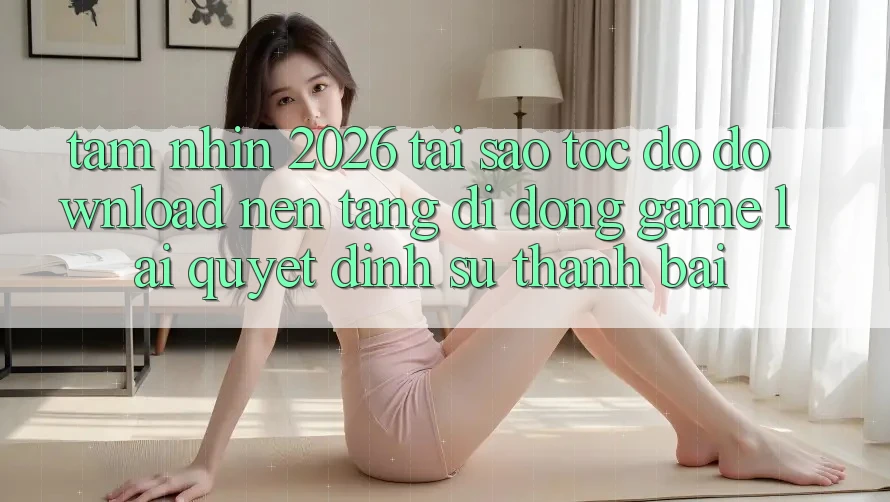 Tầm Nhìn 2026: Tại Sao Tốc Độ Download Nền tảng di động Game Lại Quyết Định Sự Thành Bại?