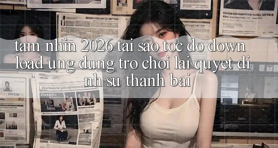 Tầm Nhìn 2026: Tại Sao Tốc Độ Download Ứng dụng Trò chơi Lại Quyết Định Sự Thành Bại?