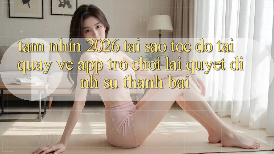 Tầm Nhìn 2026: Tại Sao Tốc Độ Tải quay về App Trò chơi Lại Quyết Định Sự Thành Bại?
