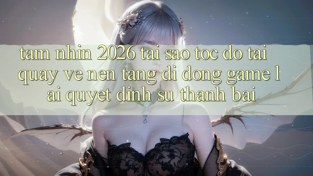 Tầm Nhìn 2026: Tại Sao Tốc Độ Tải quay về Nền tảng di động Game Lại Quyết Định Sự Thành Bại?