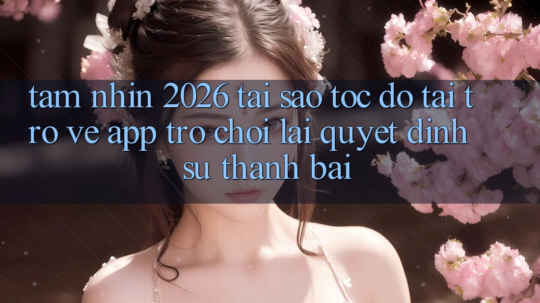 Tầm Nhìn 2026: Tại Sao Tốc độ Tải trở về App Trò chơi Lại Quyết Định Sự Thành Bại?