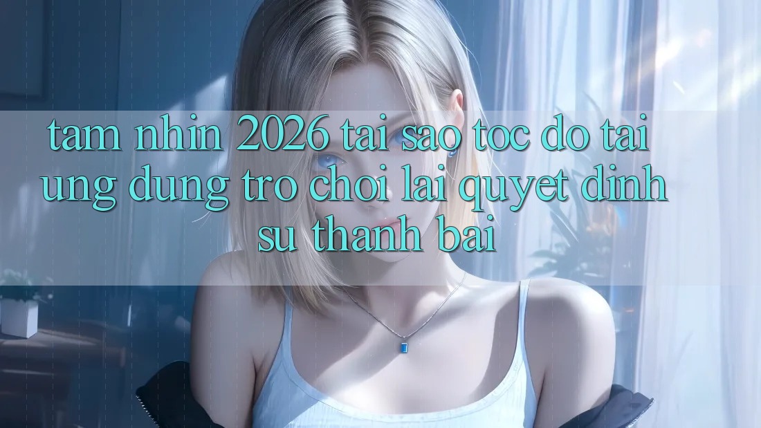 Tầm Nhìn 2026: Tại Sao Tốc Độ Tải Ứng dụng Trò chơi Lại Quyết Định Sự Thành Bại?