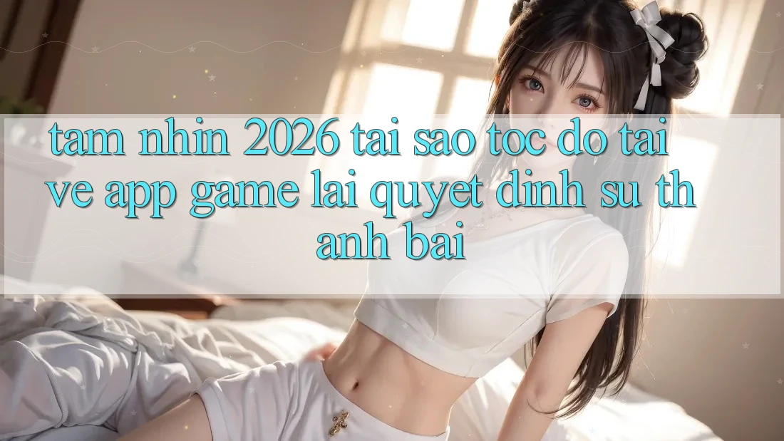 Tầm Nhìn 2026: Tại Sao Tốc Độ Tải về App Game Lại Quyết Định Sự Thành Bại?
