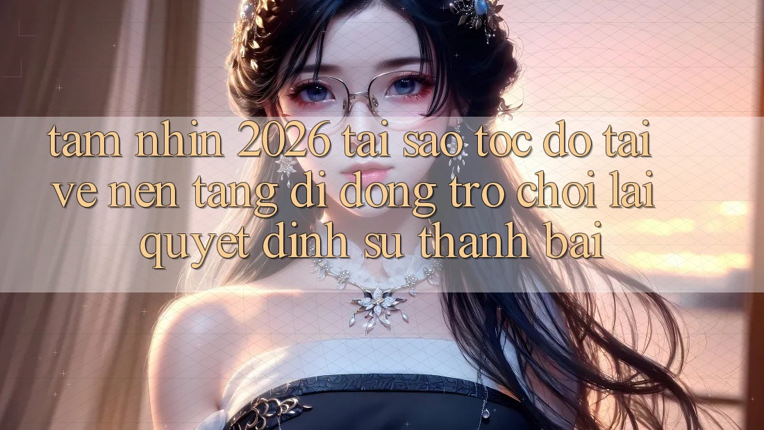 Tầm Nhìn 2026: Tại Sao Tốc Độ Tải về Nền tảng di động Trò chơi Lại Quyết Định Sự Thành Bại?