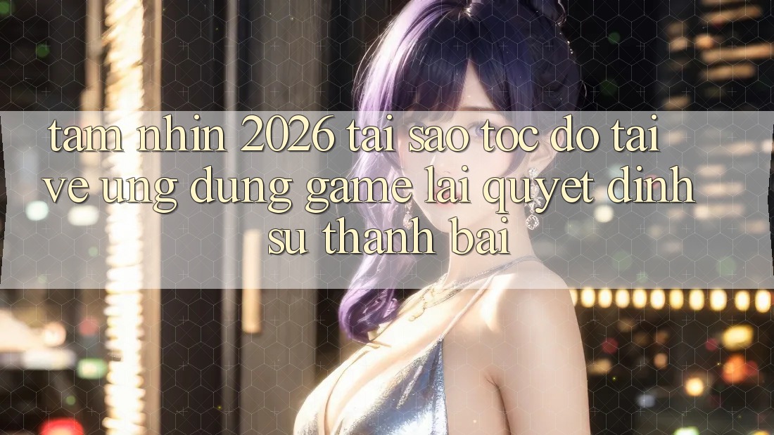 Tầm Nhìn 2026: Tại Sao Tốc Độ Tải về Ứng dụng Game Lại Quyết Định Sự Thành Bại?