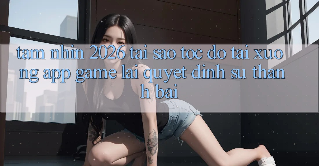 Tầm Nhìn 2026: Tại Sao Tốc Độ Tải xuống App Game Lại Quyết Định Sự Thành Bại?