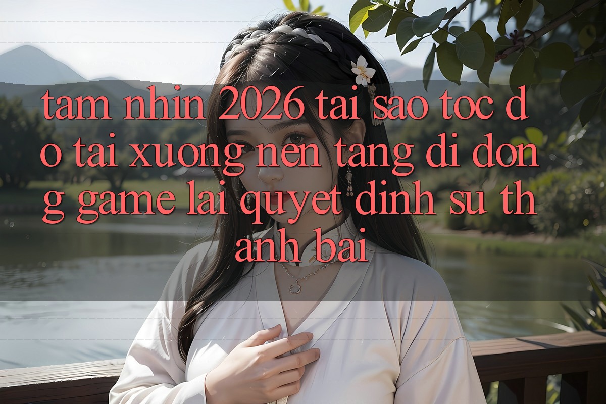 Tầm Nhìn 2026: Tại Sao Tốc Độ Tải xuống Nền tảng di động Game Lại Quyết Định Sự Thành Bại?