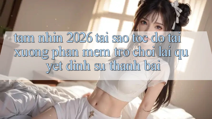 Tầm Nhìn 2026: Tại Sao Tốc Độ Tải xuống Phần mềm Trò chơi Lại Quyết Định Sự Thành Bại?