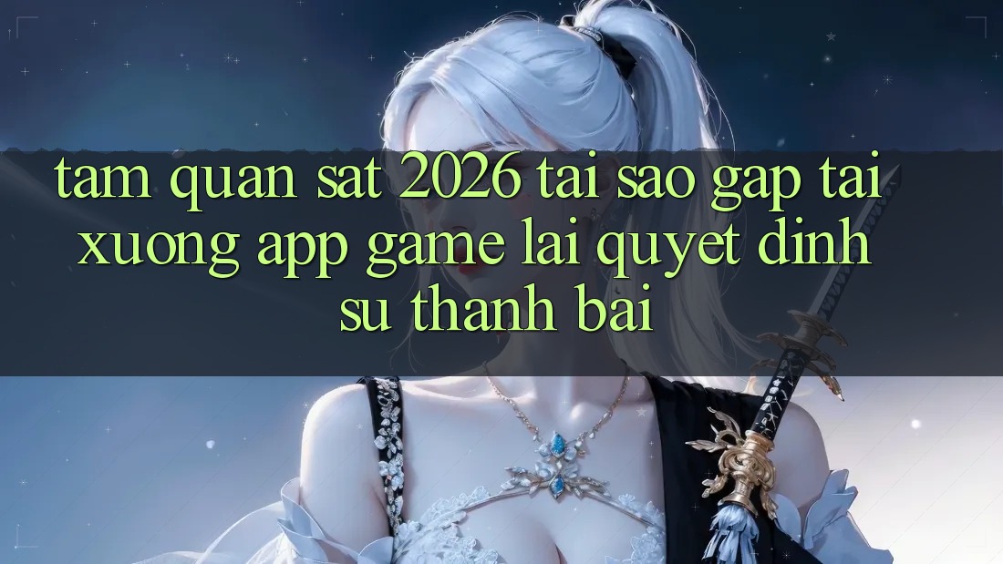 Tầm Quan sát 2026: Tại Sao Gấp Tải xuống App Game Lại Quyết Định Sự Thành Bại?