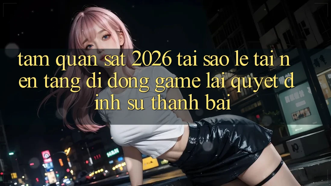 Tầm Quan sát 2026: Tại Sao Lẹ Tải Nền tảng di động Game Lại Quyết Định Sự Thành Bại?