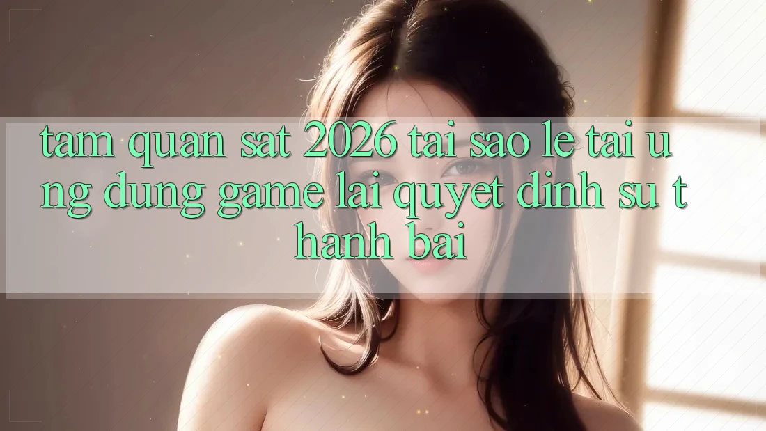 Tầm Quan sát 2026: Tại Sao Lẹ Tải Ứng dụng Game Lại Quyết Định Sự Thành Bại? Tầm Quan sát 2026: Tại Sao Lẹ Tải Ứng dụng Game Lại Quyết Định Sự Thành Bại?