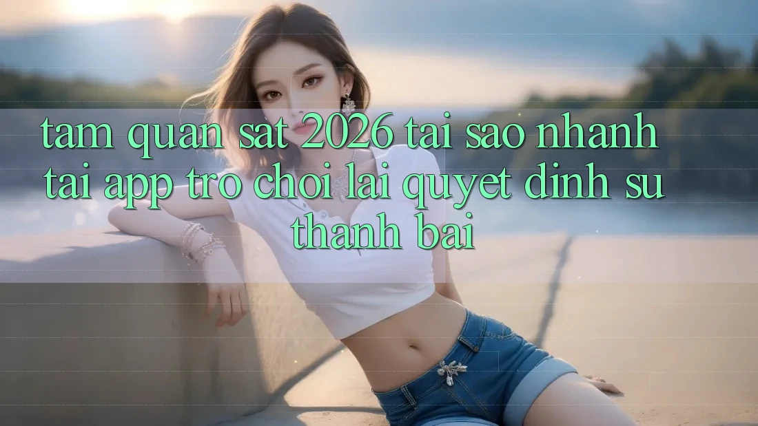 Tầm Quan sát 2026: Tại Sao Nhanh Tải App Trò chơi Lại Quyết Định Sự Thành Bại? Tầm Quan sát 2026: Tại Sao Nhanh Tải App Trò chơi Lại Quyết Định Sự Thành Bại?