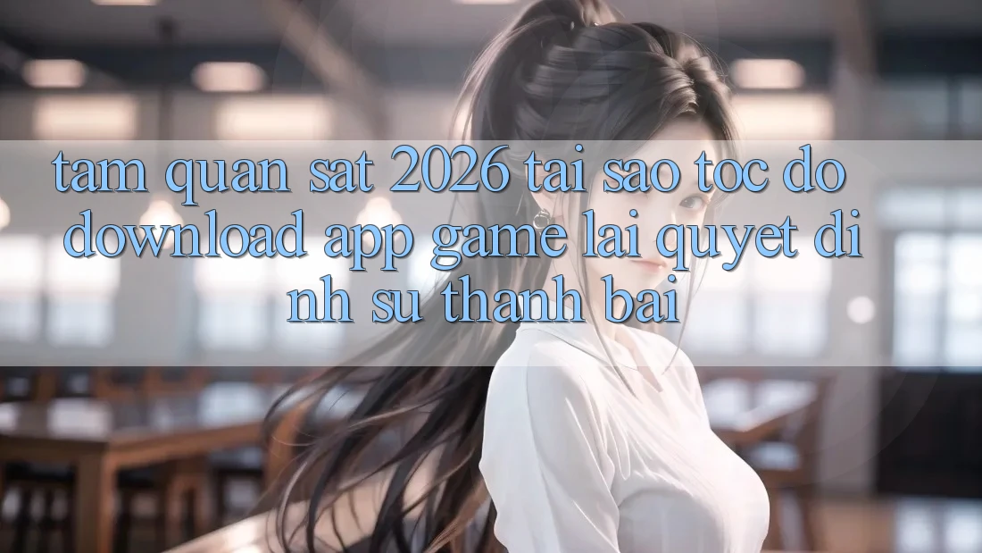 Tầm Quan sát 2026: Tại Sao Tốc Độ Download App Game Lại Quyết Định Sự Thành Bại?