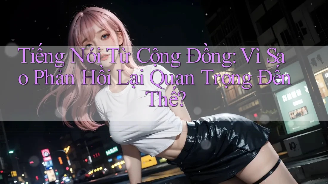 Tiếng Nói Từ Cộng Đồng: Vì Sao Phản Hồi Lại Quan Trọng Đến Thế?