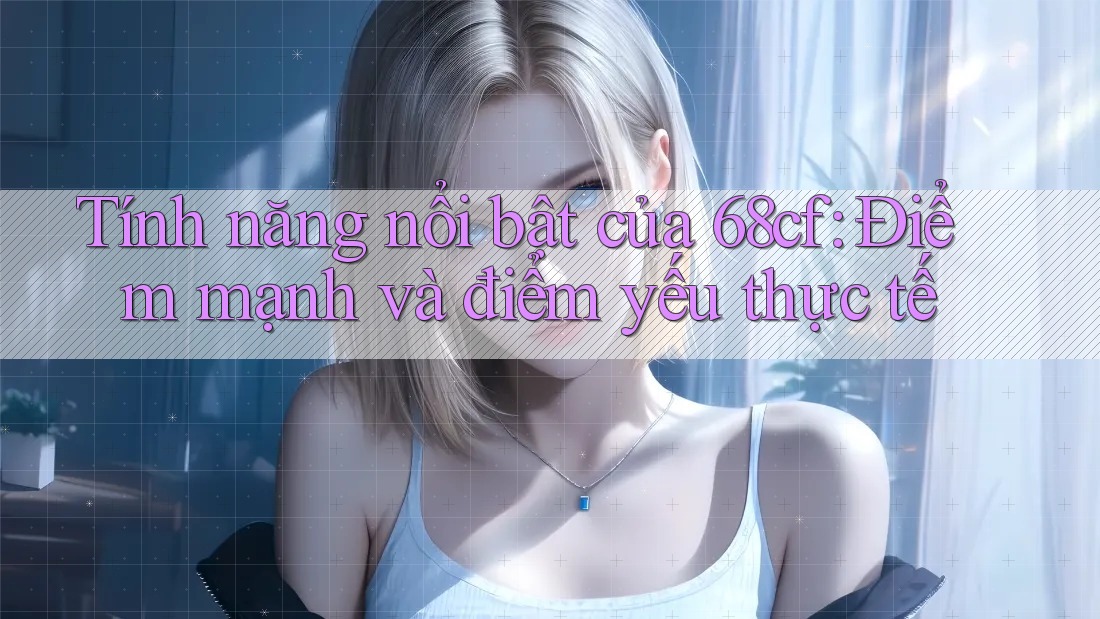 Tính năng nổi bật của 68cf: Điểm mạnh và điểm yếu thực tế Tính năng nổi bật của 68cf: Điểm mạnh và điểm yếu thực tế