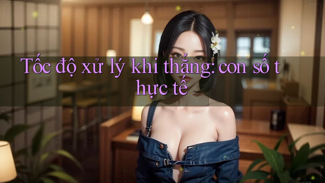 Tốc độ xử lý khi thắng: con số thực tế Tốc độ xử lý khi thắng: con số thực tế